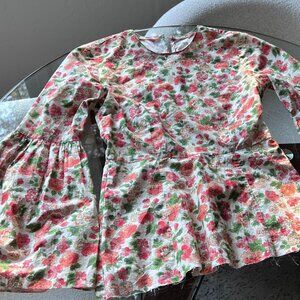 Doen Noisette Liberty Lydden Garden Floral Blouse (Altered Dress) XS Organic